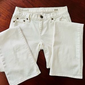 FREE if bundled! J. Crew White Bootcut Jeans